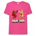 Футболка детская Энгри Бердс  (Angry Birds)  розовая (AB-red&chak-3-pink) 140 см