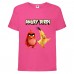 Футболка детская Энгри Бердс  (Angry Birds)  розовая (AB-red&chak-4-pink) 140 см