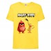 Футболка детская Энгри Бердс  (Angry Birds) желтая  (AB-red&chak-4-yellow) 104 см