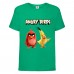 Футболка детская Энгри Бердс  (Angry Birds) зеленая  (AB-red&chak-4-green) 116 см