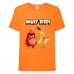 Футболка детская Энгри Бердс  (Angry Birds) оранжевая  (AB-red&chak-4-orange) 104 см