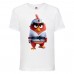 Футболка детская Энгри Бердс  (Angry Birds) белая  (AB-karate-white) 152 см