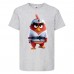 Футболка детская Энгри Бердс  (Angry Birds) серая  (AB-karate-gray) 104 см