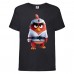 Футболка детская Энгри Бердс  (Angry Birds) черная  (AB-karate-black) 104 см