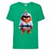 Футболка детская Энгри Бердс  (Angry Birds) зеленая  (AB-karate-green) 104 см