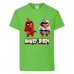 Футболка детская Энгри Бердс  (Angry Birds) светло-зеленая  (AB-red&karate-green) 152 см