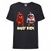 Футболка детская Энгри Бердс  (Angry Birds) черная (AB-red&karate-black) 164 см