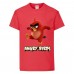 Футболка детская Энгри Бердс  (Angry Birds) красная  (AB-red-angry-red) 152 см