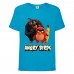 Футболка детская Энгри Бердс  (Angry Birds) голубая  (AB-red-chak&bomb-3-blue) 104 см