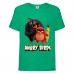 Футболка детская Энгри Бердс  (Angry Birds) зеленая  (AB-red-chak&bomb-3-green) 152 см