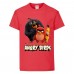 Футболка детская Энгри Бердс  (Angry Birds) красная  (AB-red-chak&bomb-3-red) 152 см