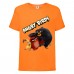 Футболка детская Энгри Бердс  (Angry Birds) оранжевая  (AB-red-chak&bomb-4-orange) 164 см