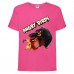 Футболка детская Энгри Бердс  (Angry Birds) розовая  (AB-red-chak&bomb-4-pink) 164 см