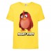 Футболка детская Энгри Бердс  (Angry Birds) желтая  (AB-red-yellow) 152 см
