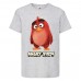 Футболка детская Энгри Бердс  (Angry Birds) серая  (AB-red-gray) 140 см