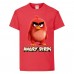 Футболка детская Энгри Бердс  (Angry Birds) красная  (AB-red-2-red) 152 см