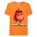 Футболка детская Энгри Бердс  (Angry Birds) оранжевая (AB-red-2-orange) 116 см