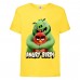 Футболка детская Энгри Бердс  (Angry Birds) желтая  (AB-swin&red-yellow) 152 см