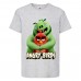Футболка детская Энгри Бердс  (Angry Birds) серая  (AB-swin&red-gray) 152 см