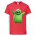 Футболка детская Энгри Бердс  (Angry Birds) красная  (AB-swin-red) 140 см
