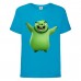 Футболка детская Энгри Бердс  (Angry Birds) светло-голубая  (AB-swin-blue) 104 см