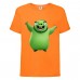 Футболка детская Энгри Бердс  (Angry Birds) оранжевая  (AB-swin-orange) 104 см