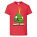 Футболка детская Энгри Бердс  (Angry Birds) красная  (AB-swin-2-red) 152 см