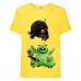 Футболка детская Энгри Бердс  (Angry Birds) желтая  (AB-pigs-bomb-yellow) 152 см