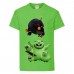 Футболка детская Энгри Бердс  (Angry Birds) светло-зеленая  (AB-pigs-bomb-green) 152 см