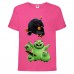 Футболка детская Энгри Бердс  (Angry Birds) розовая  (AB-pigs-bomb-pink) 116 см