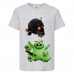 Футболка детская Энгри Бердс  (Angry Birds) серая  (AB-pigs-bomb-gray) 104 см