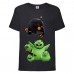 Футболка детская Энгри Бердс  (Angry Birds) черная  (AB-pigs-bomb-black) 152 см