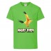 Футболка детская Энгри Бердс  (Angry Birds) светло-зеленая  (AB-chak-green) 128 см