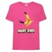 Футболка детская Энгри Бердс  (Angry Birds) розовая  (AB-chak-pink) 104 см
