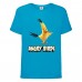 Футболка детская Энгри Бердс  (Angry Birds) голубая  (AB-chak-blue) 104 см