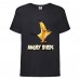 Футболка детская Энгри Бердс  (Angry Birds) черная  (AB-chak-black) 116 см