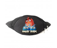 Сумка Бананка Энгри Бердс на пояс Cappuccino Toys Angry Birds RED черная