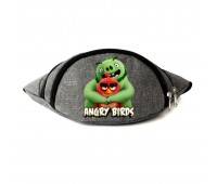Сумка Бананка Энгри Бердс на пояс Cappuccino Toys Angry Birds Red/Pig серая