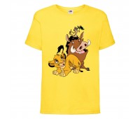 Футболка детская Король Лев (Lion King) желтая (LK-friends-yellow) 164 см Футболка детская Король Лев (Lion King) желтая (LK-friends-yellow) 164 см