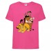 Футболка детская Король Лев  (Lion King) розовая (LK-friends-pink) 116 см