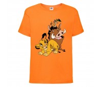 Футболка детская Король Лев (Lion King) оранжевая (LK-friends-orange) 104 см Футболка детская Король Лев (Lion King) оранжевая (LK-friends-orange) 104 см