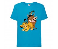 Футболка детская Король Лев (Lion King) голубая (LK-friends-blue) 104 см Футболка детская Король Лев (Lion King) голубая (LK-friends-blue) 104 см