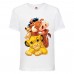 Футболка детская Король Лев  (Lion King) белая (LK-friends-2-white) 164 см