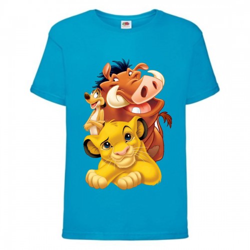 Футболка детская Король Лев (Lion King) голубая (LK-friends-2-blue) 164 см Футболка детская Король Лев (Lion King) голубая (LK-friends-2-blue) 164 см