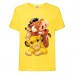 Футболка детская Король Лев  (Lion King) желтая (LK-friends-2-yellow) 128 см