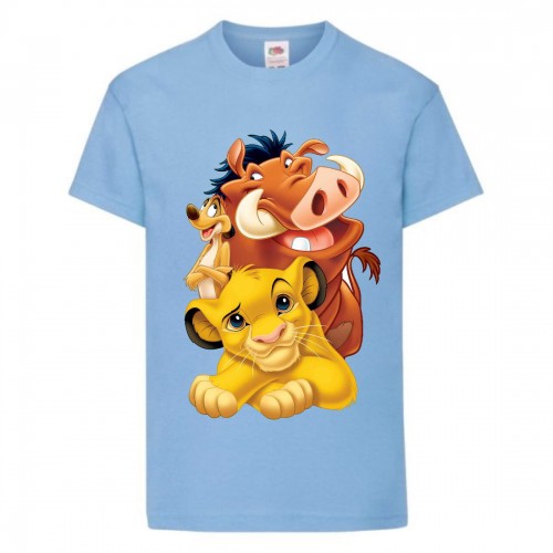 Футболка детская Король Лев (Lion King) светло-голубая (LK-friends-2-blue) 152 см Футболка детская Король Лев (Lion King) светло-голубая (LK-friends-2-blue) 152 см
