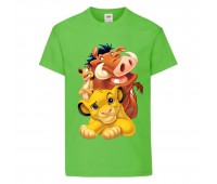Футболка детская Король Лев (Lion King) светло-зеленая (LK-friends-2-green) 116 см Футболка детская Король Лев (Lion King) светло-зеленая (LK-friends-2-green) 116 см