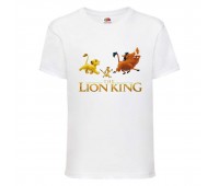 Футболка детская Король Лев (Lion King) белая (LK-friends-3-white) 104 см Футболка детская Король Лев (Lion King) белая (LK-friends-3-white) 104 см