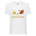 Футболка детская Король Лев (Lion King) белая (LK-friends-3-white) 128 см Футболка детская Король Лев (Lion King) белая (LK-friends-3-white) 128 см