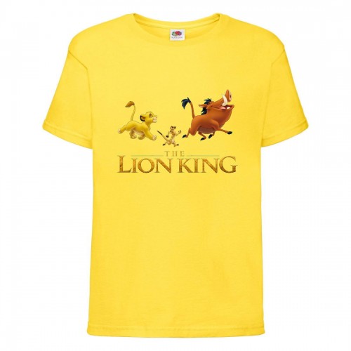 Футболка детская Король Лев (Lion King) желтая (LK-friends-3-yellow) 128 см Футболка детская Король Лев (Lion King) желтая (LK-friends-3-yellow) 128 см